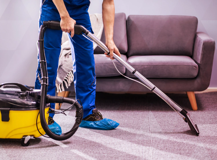 cleaner cleaning carpet using vacuum cleaner madison WI